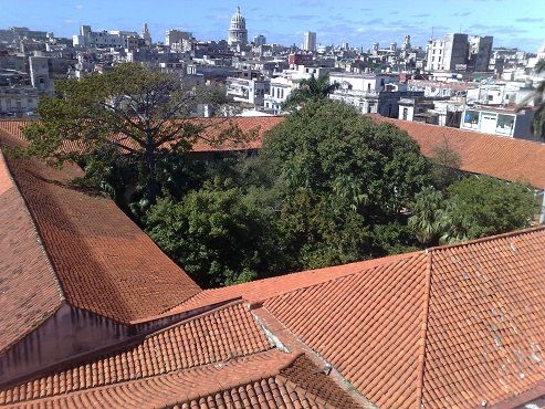 'View from the terrace ( Covento de Santa Clara)' Casas particulares are an alternative to hotels in Cuba. Check our website cubaparticular.com often for new casas.